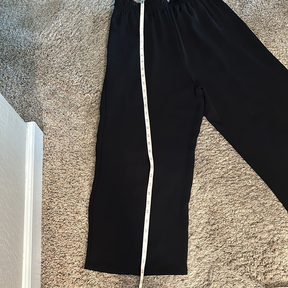 Wide Leg Zara Basic Pants Small - image 6